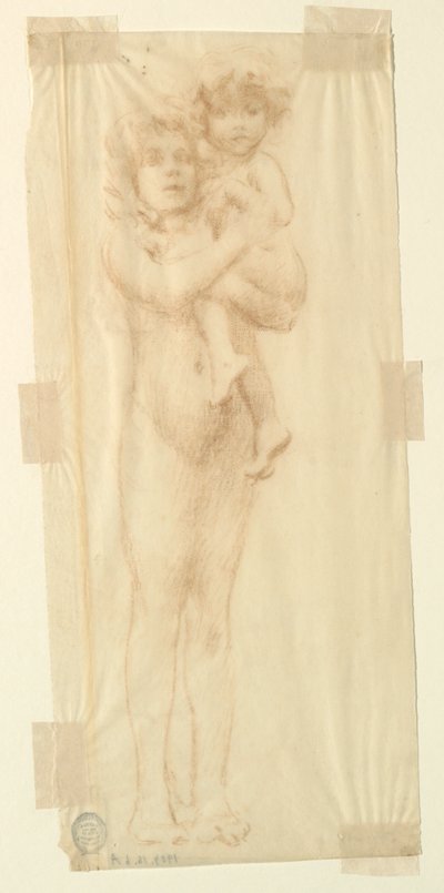 Study for a Woman Holding a Child, 
