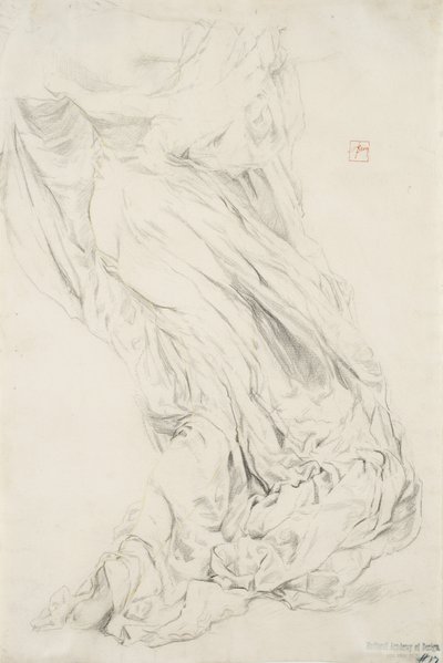 Study of Drapery for Moods to Music Mural by Robert Frederick Blum