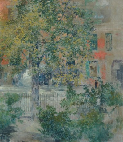 View from the Window, Grove Street, ca. 1900 by Robert Frederick Blum