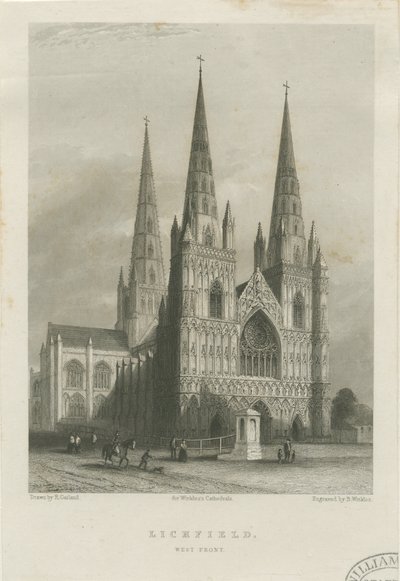 Lichfield Cathedral - West Front by Robert Garland