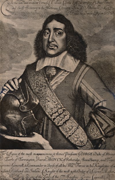 George Monck, 1st Duke of Albemarle, English Soldier and Statesman, 17th Century by Robert Gaywood