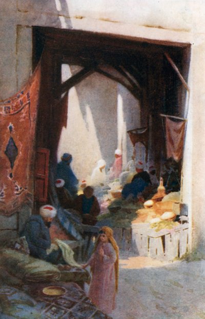 A Bazaar by Robert George Talbot Kelly