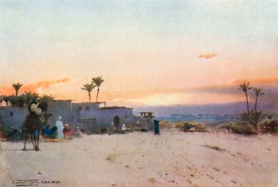 A Fellah Village by Robert George Talbot Kelly