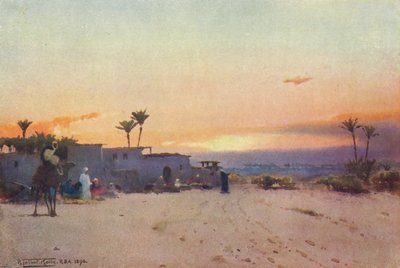 A Fellah Village, c1880 by Robert George Talbot Kelly