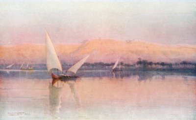 A Nile Afterglow by Robert George Talbot Kelly