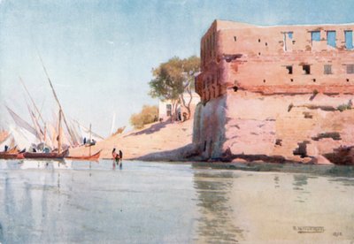 A Ruined Palace at Mit Gamr by Robert George Talbot Kelly