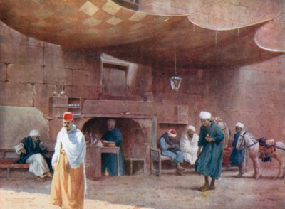 An Arab Cafe, Cairo by Robert George Talbot Kelly