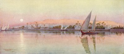 Cairo from the River-Evening by Robert George Talbot Kelly