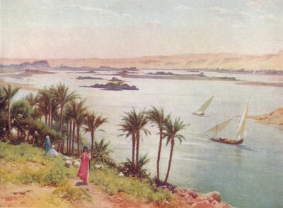 First Cataract from Elephantine Island by Robert George Talbot Kelly