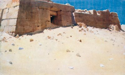 Mastaba below the Second Pyramid by Robert George Talbot Kelly