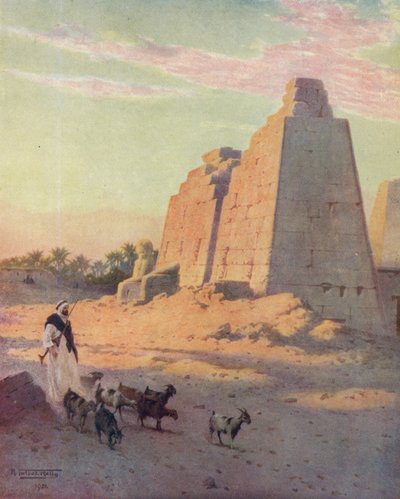 Pylon at Karnak by Robert George Talbot Kelly