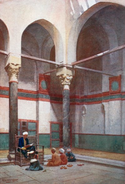 Sebeel of the Mosque of the Sultan Kelaun by Robert George Talbot Kelly