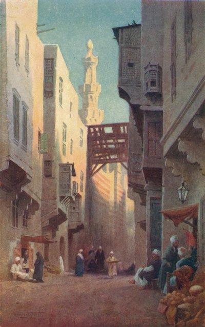 Sharia Bab-El-Wazir, Cairo by Robert George Talbot Kelly