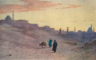 The Citadel and Cairo from the East by Robert George Talbot Kelly