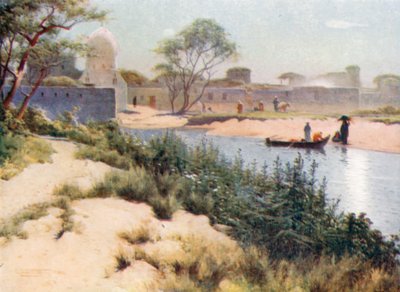 The Village of Mit Hadid by Robert George Talbot Kelly
