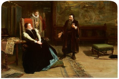 The Conference Between Mary, Queen of Scots and John Knox at Holyrood Palace by Robert Herdman