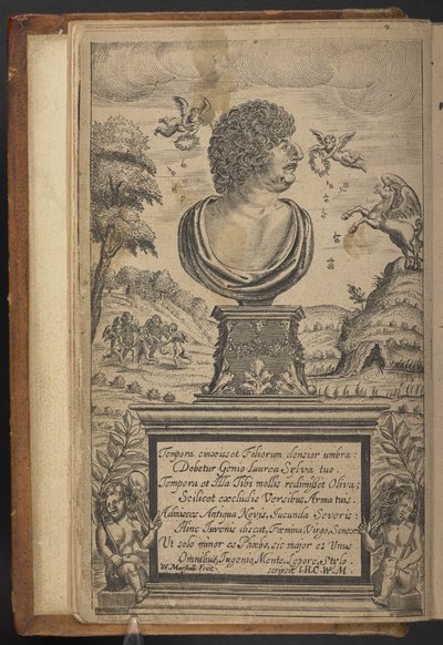 Frontispiece of Hesperides, or the The Works by Robert Herrick