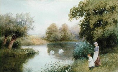 On the Avon, Summertime by Robert Hollands Walker