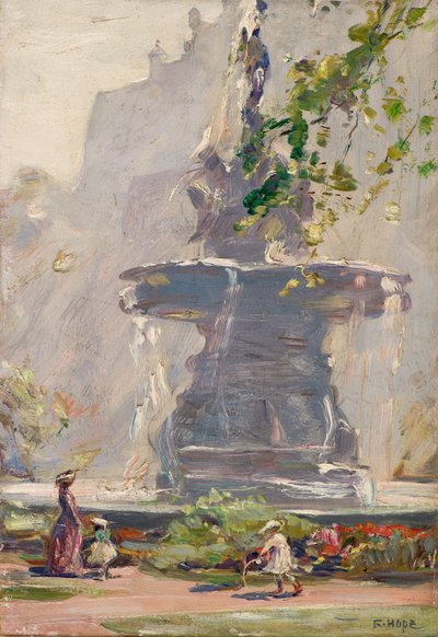 The Fountain, Princes Street Gardens, Edinburgh by Robert Hope