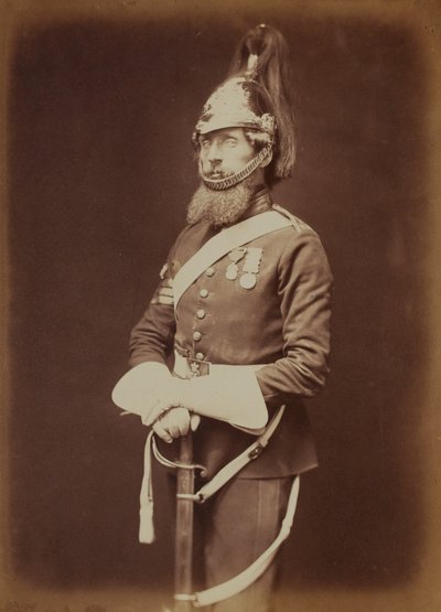 Sergeant-Major Bailey, 1st Royal Dragoon Guards by Robert Howlett