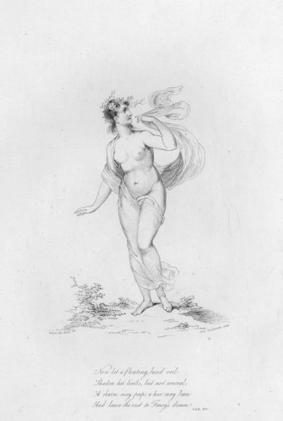 Anacreon, Ode XVI (engraving) by Robert Kerr (after) Porter