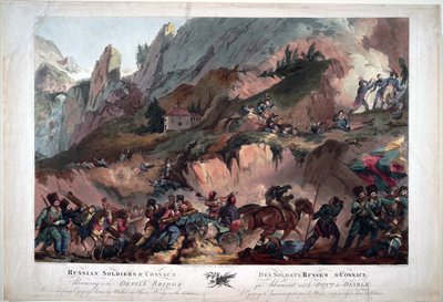 Russian Army Crossing the Devil