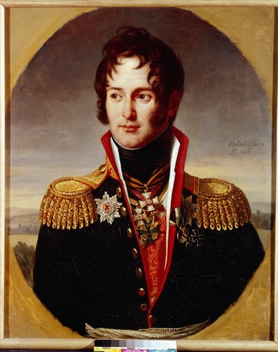 Portrait of Pyotr Alexandrovich Chicherin by Robert Lefevre