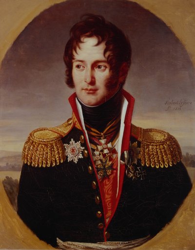 Portrait of Pyotr Alexandrovich Chicherin by Robert Lefevre