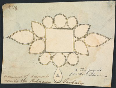 Diamond Ornament Worn by the Peshwa in His Turban by Robert Mabon