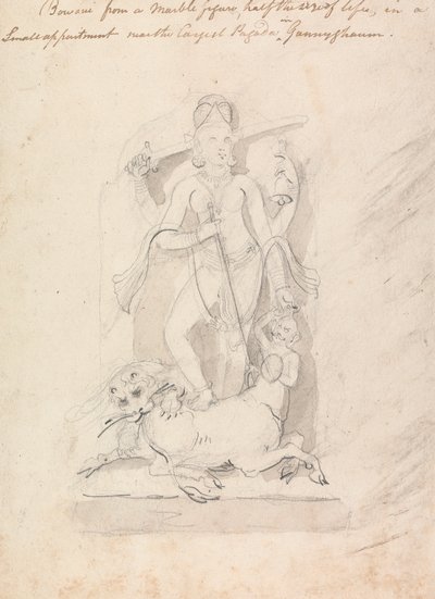 Statue from Near the Cayish Pagoda in Gunnyghaum by Robert Mabon