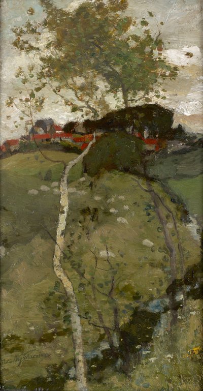 Village on a Hill - The Silver Birch by Robert Macaulay Stevenson