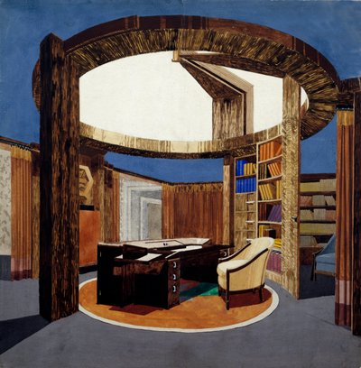 Hall Project for an Embassy by Robert Mallet-Stevens by Robert Mallet Stevens
