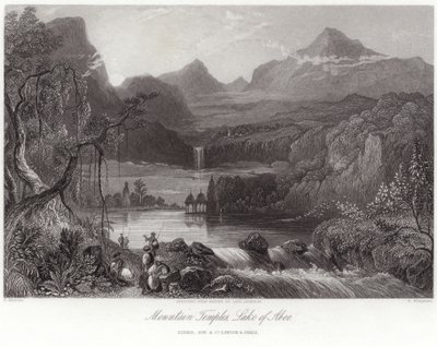 Mountain Temples on the Lake of Aboo by Robert Melville Grindlay