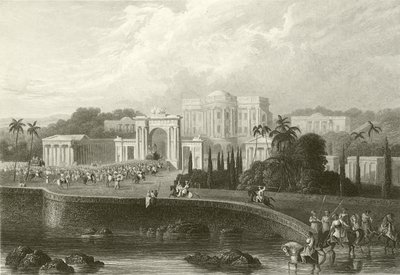 The British Residency at Hyderabad by Robert Melville Grindlay