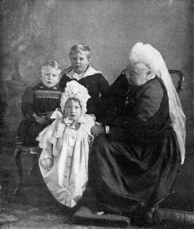 Queen Victoria with the Children of the Duke and Duchess of York, 1901 by Robert Milne