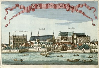 Westminster showing the Abbey, Hall and Parliament House, from 
