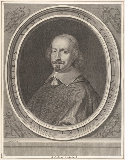 Cardinal Jules Mazarin, ca. 1652 by Robert Nanteuil