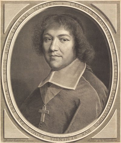 Charles-Maurice Le Tellier by Robert Nanteuil