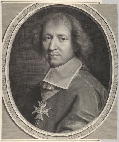 François de Harlay de Champvallon by Robert Nanteuil