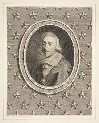 Hardouin de Perefixe de Beaumont, Archbishop of Paris (1605-1671) by Robert Nanteuil