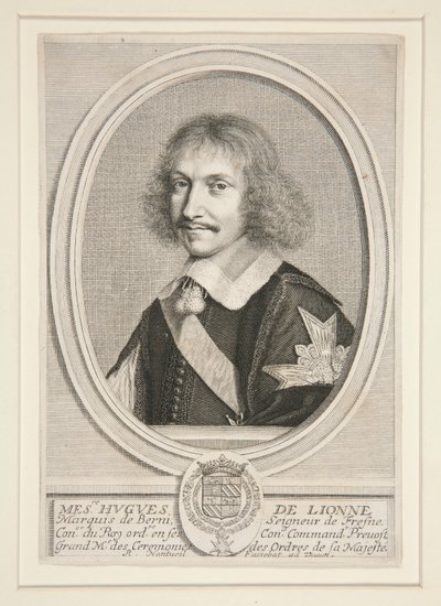 Hugues de Lionne, Marquis of Berni (1611-1671) by Robert Nanteuil