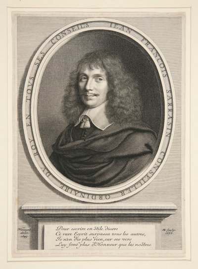 Jean-François Sarrasin, Man of Letters by Robert Nanteuil