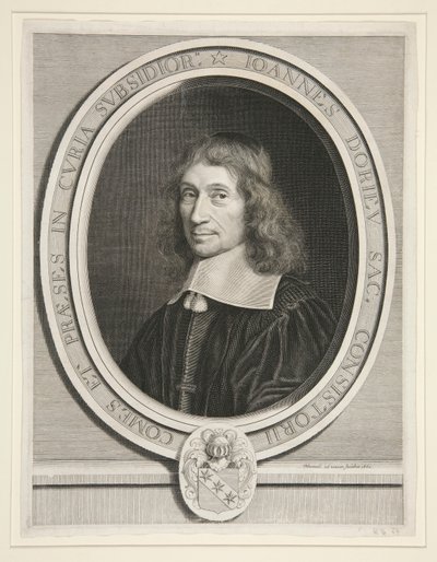 Jean Dorieu, President in the Court of Aids (1596-1679) by Robert Nanteuil