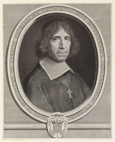 Jean de Montpezat de Carbon, Archbishop of Bourges, then of Sens by Robert Nanteuil