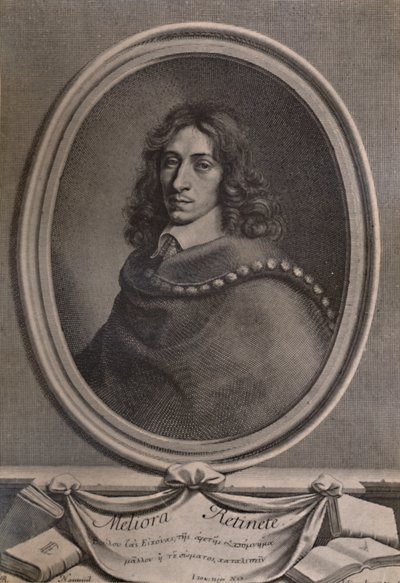 John Evelyn, English writer, gardener and diarist, c1650 by Robert Nanteuil