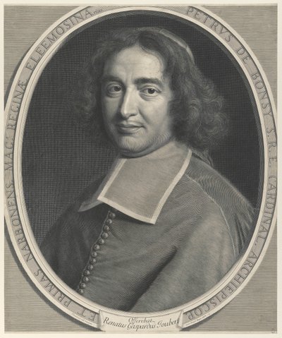 Pierre de Bonzi, Cardinal, Archbishop of Narbonne by Robert Nanteuil