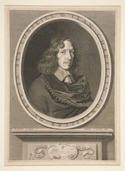 Portrait of Jean Chapelain, Adviser to the King by Robert Nanteuil