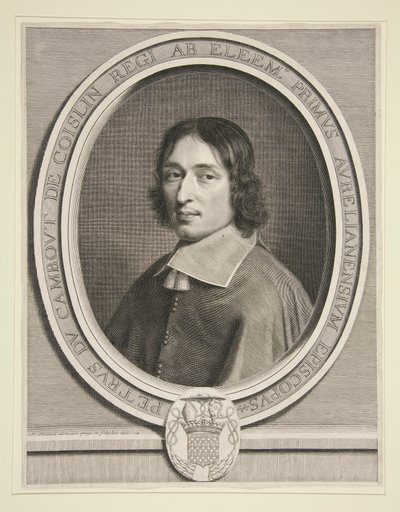 Portrait of Cardinal de Coislin by Robert Nanteuil
