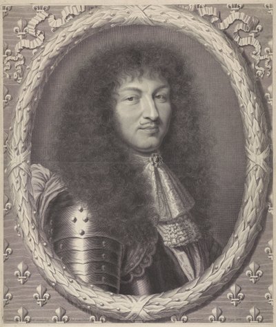 Portrait of Louis XIV, King of France by Robert Nanteuil