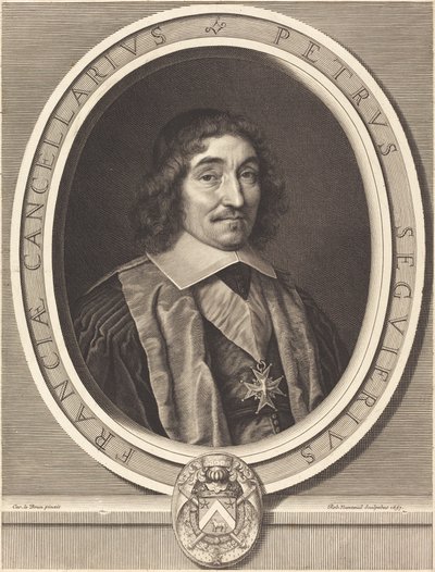 Chancellor Pierre Seguier by Robert Nanteuil after Charles Le Brun